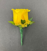 Yellow Rose Boutonniere