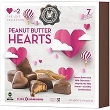 Milk Peanut Butter Hearts