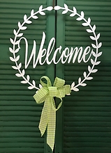 Welcome Door Wreath