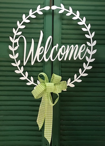 Welcome Door Wreath