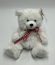 Small White Love Bear