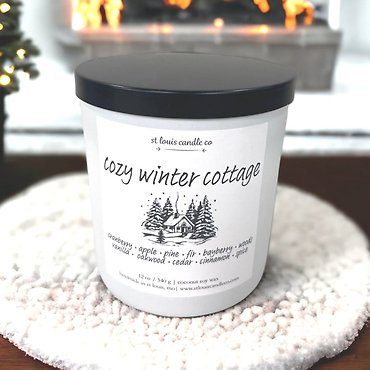 Cozy Winter Cottage Candle