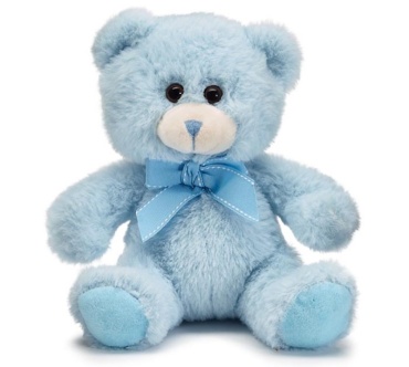 Sitting Blue Bear