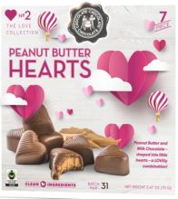 Peanut Butter Hearts 7pc