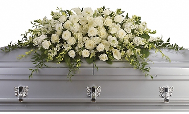 Purity and Peace Casket Spray