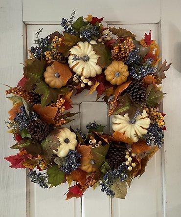 Silk Fall Wreath
