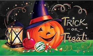 Halloween Lantern Floor Mat