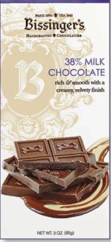 Bissinger\'s 38% Milk Chocolate Bar