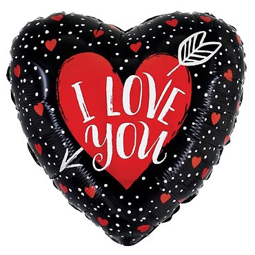 I Love You Mylar Balloon