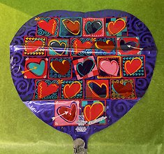 Hearts Valentine Mylar