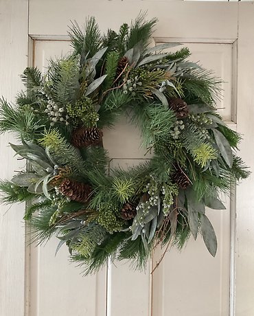 SILK Christmas Wreath