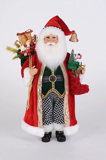 Karen Dideon Traditional Stocking Santa