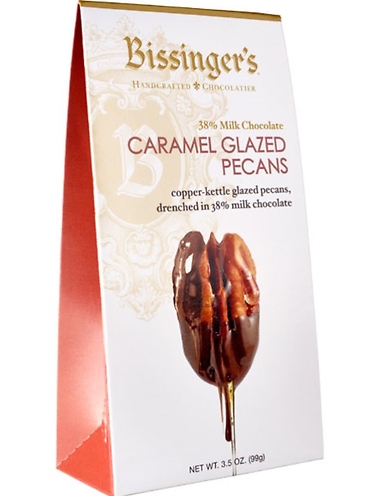 Milk Chocolate Caramel Glazed Pecans