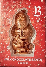 Bissinger\'s Milk Chocolate Santa