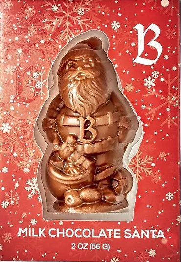 Bissinger\'s Milk Chocolate Santa