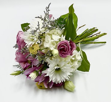 Pink and White Clutch Bouquet