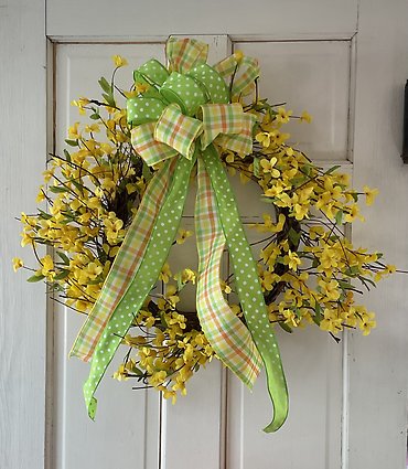 Silk Spring Wreath