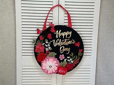 Happy Valentine\'s Day Door Decor