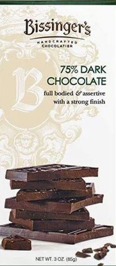 Bissinger\'s 75% Dark Chocolate Bar