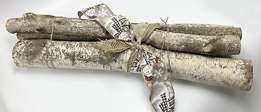 Christmas Birch Logs