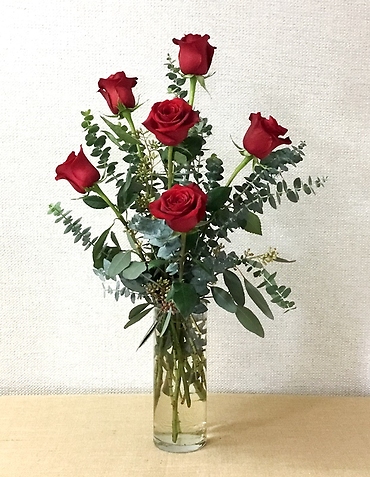 6 Long Stemmed Roses