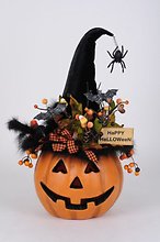 Karen Didion Lighted Fiber Optic Pumpkin