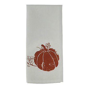 Pumpkin Foil Printed Towel