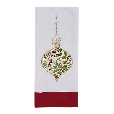 Peace Embroidered Dishtowel