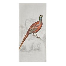 Pheasant Printed Dishtowel