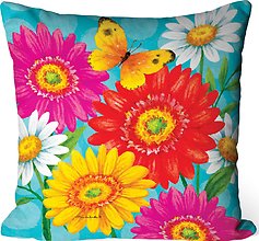 Happy Gerberas Pillow