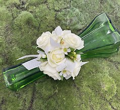 White Rose Wrist Corsage