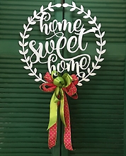 Home Sweet Home Door Wreath