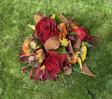 Fall Mix Wrist Corsage