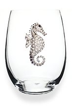 Seahorse Stemless Glass