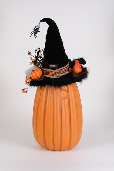 Karen Didion Lighted Tall Fiber Optic Pumpkin