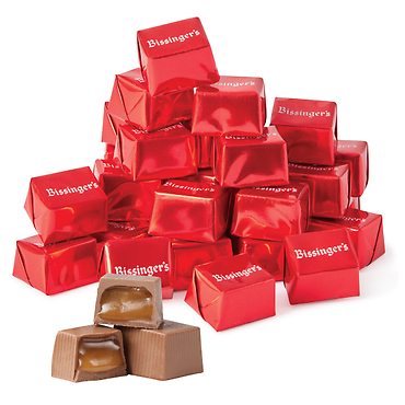 Bissinger\'s Caramel Filled Red Presents