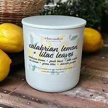 Calabrian Lemon & Lilac Leaves Candle