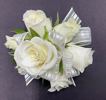 White Rose Wrist Corsage