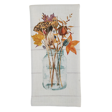 Fall Harvest Home Dish Towel